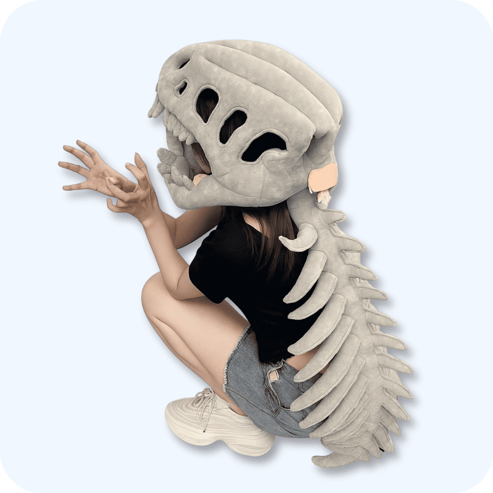 Dinosaur Skeleton Plush Adult Version Dinosaur Skeleton Plush Adult Version